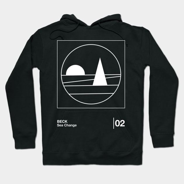 Sea Change / Minimalist Style Graphic Design Hoodie by saudade